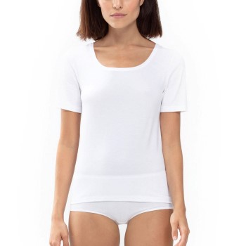 Se Mey Superfine Organic T-Shirt Hvid bomuld 38 Dame ved Timarco