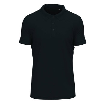 Stedman Clive Short Sleeve Polo Mørkblå ringspundet bomuld Small Herre