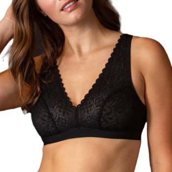 Trofé Trofe Maya Soft Bra Bh Sort polyamid D 95 Dame