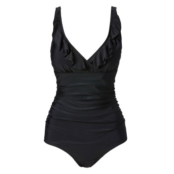 Trofé Trofe Rimini Solid Swimsuit Sort 42 Dame