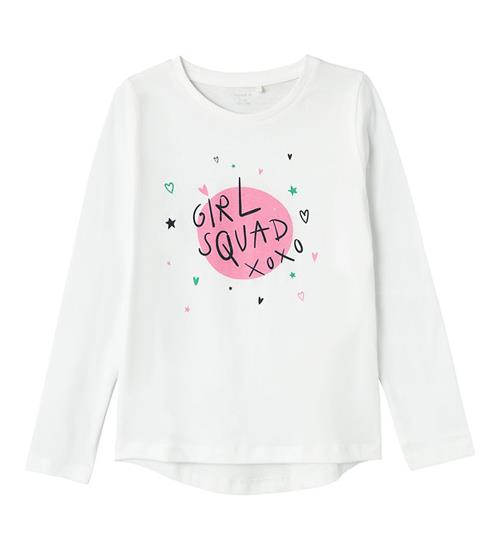 Se Name It Bluse - NkfTenja - Bright White ved KidsWorld