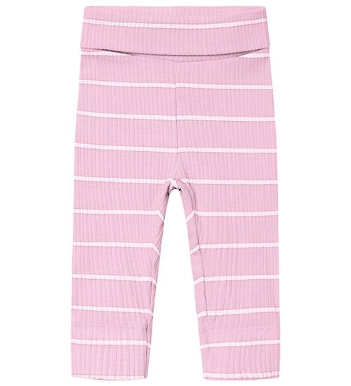 Name It Leggings - Rib - NbfKianna - Pastel Lavender