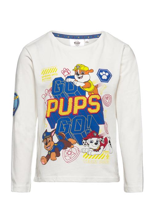 Se Paw Patrol Long-Sleeved T-Shirt Paw Patrol White ved Booztlet