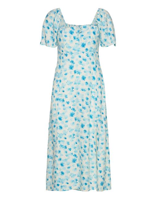 Envii Enibiza Ss Midi Dress Aop 7014 Envii Blue