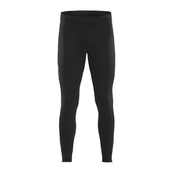 Se Craft Rush Zip Tights M Sort polyester Small Herre ved Timarco