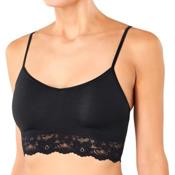 Sloggi Bh 3P Romance Bralette Sort 46 Dame