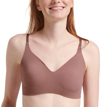 Sloggi Bh ZERO Microfibre 2.0 Bralette Brun Medium Dame