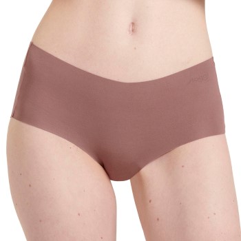 Sloggi Trusser 2P ZERO Modal 2.0 Short Briefs Brun X-Small Dame