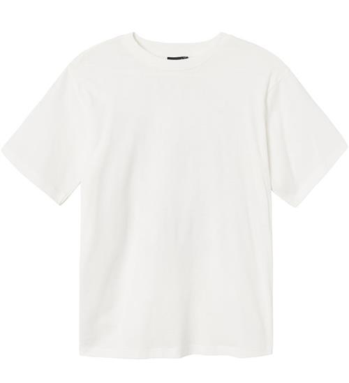 LMTD LMDT T-shirt - NlnLiving - White Alyssum/Raven Backprint