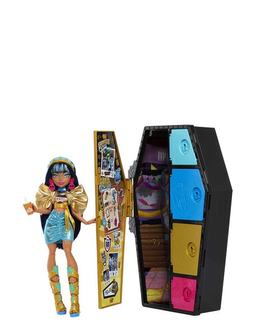 Se Monster High Skulltimate Secrets Cleo De Nile Doll Monster High Patterned ved Booztlet