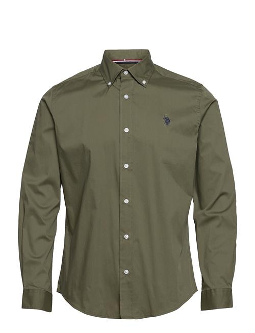 U.S. Polo Assn. Uspa Shirt Flex Calypso Men U.S. Polo Assn. Khaki