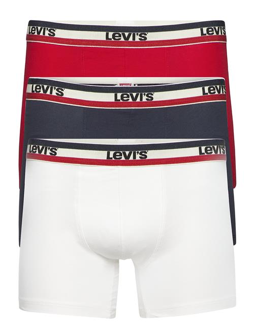 Levi´s Levis Men Sprtswr Logo Boxer Brief 3P Levi´s White