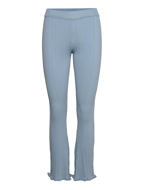 Se HOLZWEILER Dahlia Knit Trouser 22-01 HOLZWEILER Blue ved Booztlet