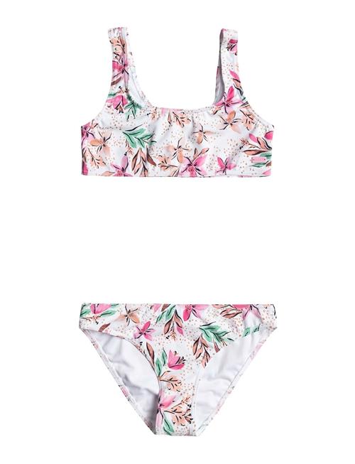 Roxy Happy Tropical Rg Bralette Set Roxy White