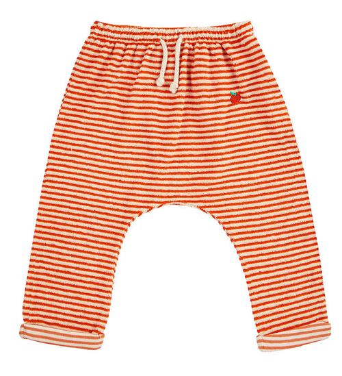 Bobo Choses Bobo Choses Bukser - Orange Stripes - Orange