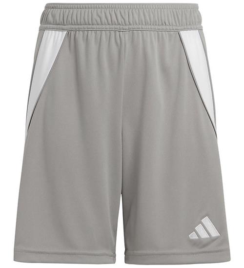 adidas Performance Shorts - Tiro24 SHO Y - GrÃ¥/Hvid