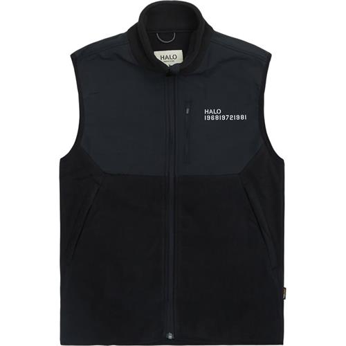 Se Halo Blocked Fleece Vest Black ved Quint