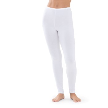 Se Mey Superfine Organic Leggings Hvid bomuld 42 Dame ved Timarco