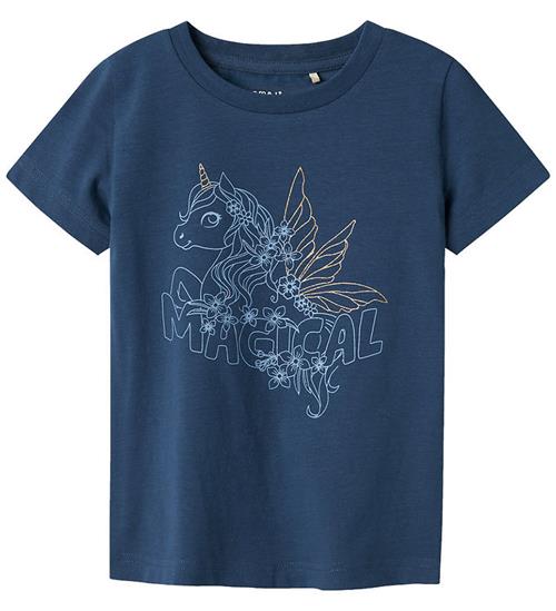 Se Name It Name It T-shirt - NmfKiri - Dark Denim ved KidsWorld