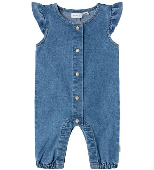 Se Name It Name It Buksedragt - NbfLola - Medium Blue Denim ved KidsWorld