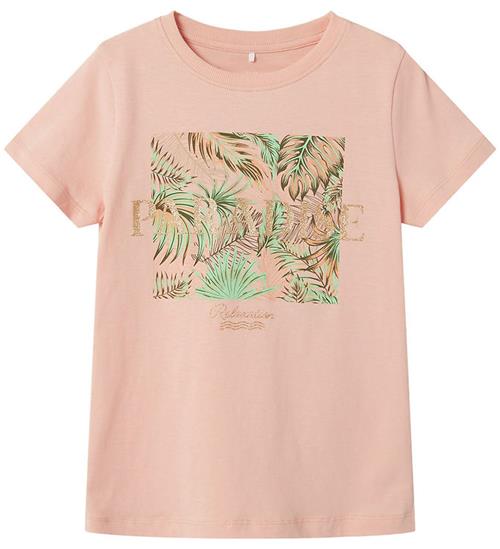 Name It Name It T-shirt - NkfPfarina - Peach Bud m. Print