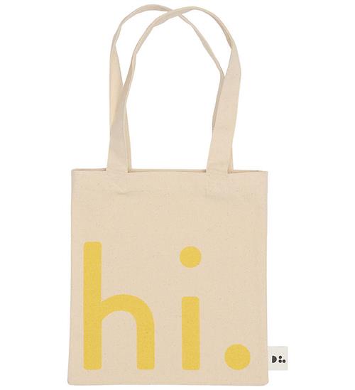 Design Letters Design Letters Shopper - Lille - Hi - Natur/Gul