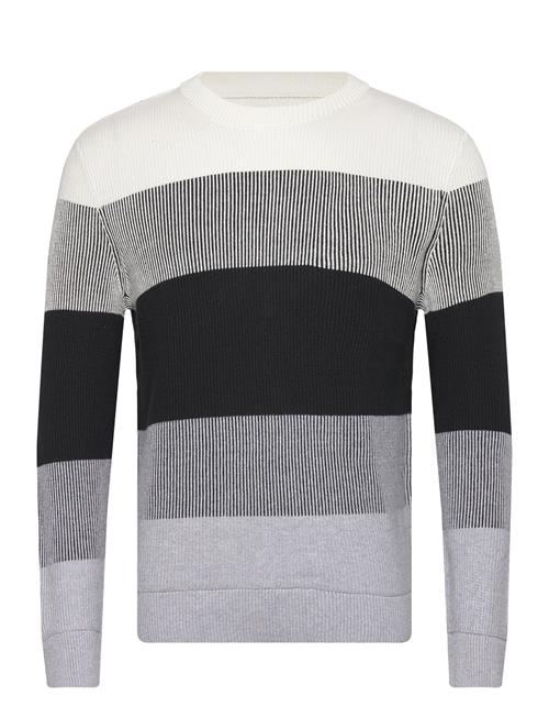 Tom Tailor Structured Colorblock Knit Tom Tailor White