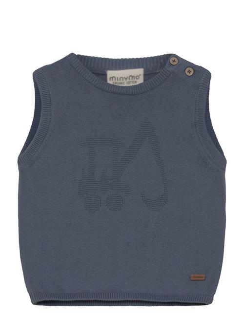 Minymo Vest Knit Minymo Blue