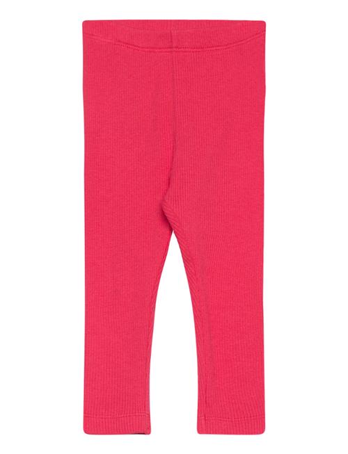 Minymo Leggings Rib Minymo Pink