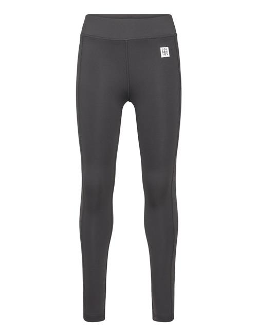 Color Kids Sport Tights - Solid Color Kids Black