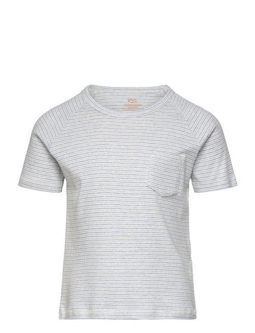 Copenhagen Colors Striped T-Shirt With Pocket Copenhagen Colors Grey