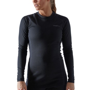 Craft Core Warm Baselayer Set Women Sort polyester Small Dame