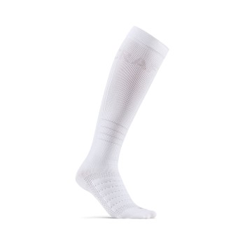 Se Craft Strømper ADV Compression Sock Hvid polyamid Str 34/36 ved Timarco