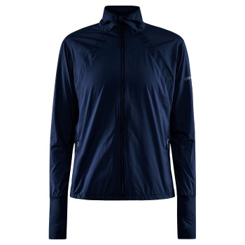 Craft ADV Essence Wind Jacket W Marineblå polyester Large Dame