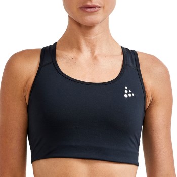 Craft Bh Classic Training Bra Sort polyester Small Dame