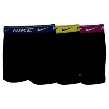 Nike 6P Ultra Comfort Boxer Brief Sort/Gul Small Herre