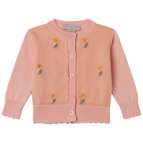 Stella McCartney Kids Broderet Babycardigan Lakserosa | Lyserød | 24 months