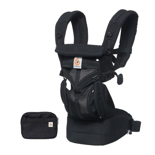 Ergobaby Omni 360 Cool Air Bæresele Onyx Black | Sort | 0-3