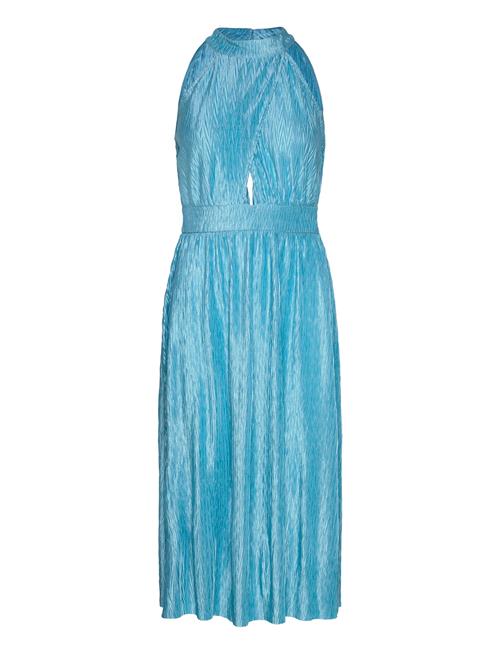 YAS Yaslafina Halterneck Midi Dress - Show YAS Blue