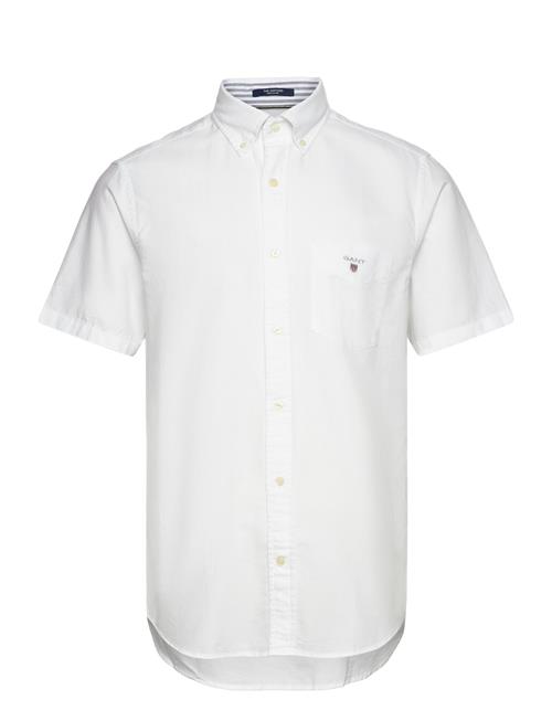 Reg Oxford O.shield Ss Shirt GANT White