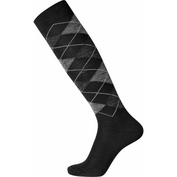 Egtved Strømper Printed Wool Kneehigh Sock Sort Str 45/48 Herre