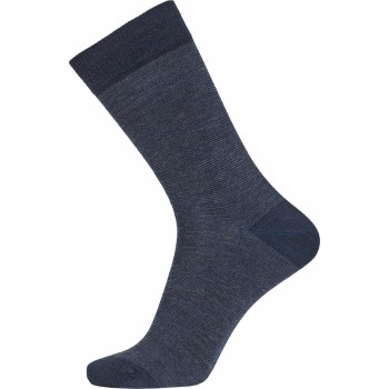 Egtved Strømper Twin Wool Cotton Sock Marineblå Str 45/48