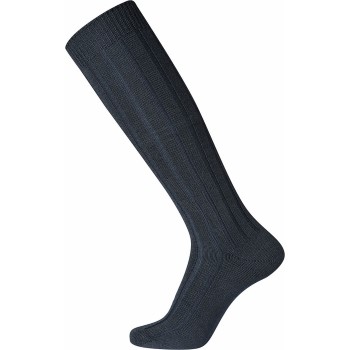 Egtved Strømper Wool Kneehigh Sock Marineblå Str 45/48 Herre