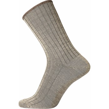 Egtved Strømper Wool No Elastic Rib Socks Sand Str 36/41