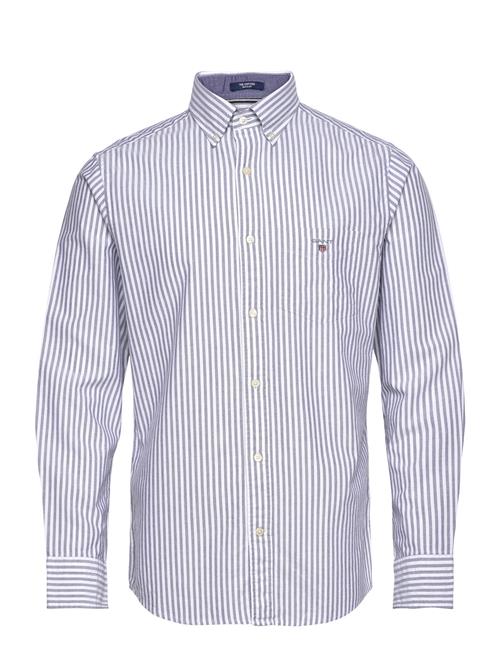 GANT Reg Oxford Stripe O.shield Shirt GANT Blue