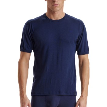 JBS Wool T-Shirt Marineblå uld Small Herre