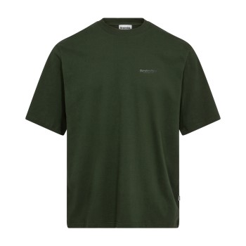 Resteröds Mid Sleeve T-Shirt Mørkgrøn  økologisk bomuld Large Herre