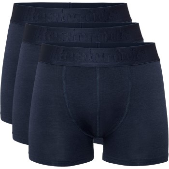 Resteröds 3P Organic Cotton Boxer Regular Leg Marineblå økologisk bomuld Large Herre