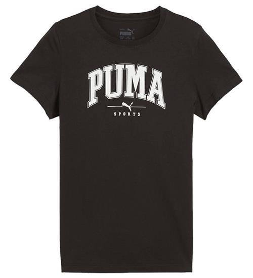 Se Puma Puma T-shirt - Squad Tee - Sort ved KidsWorld