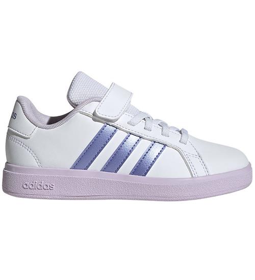 Se adidas Performance Sko - Grand Court 2.0 - Hvid/Lilla/Rosa ved KidsWorld